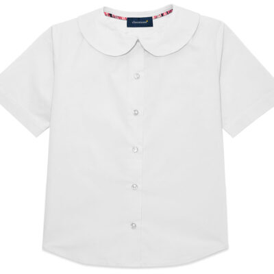 Short Sleeve Peter Pan Blouse