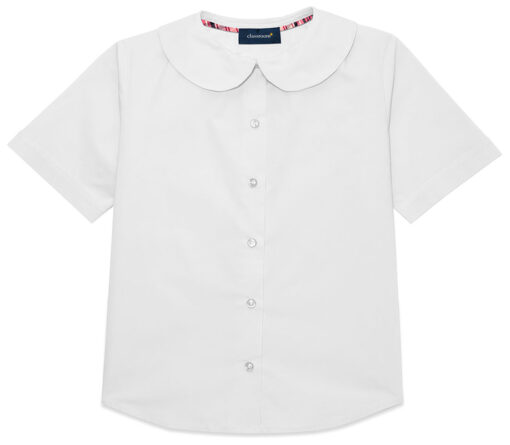 Short Sleeve Peter Pan Blouse