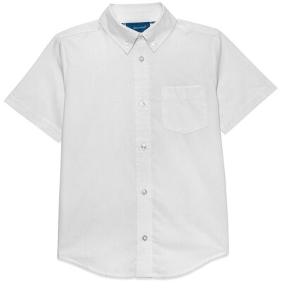 Unisex Short Sleeve Oxford