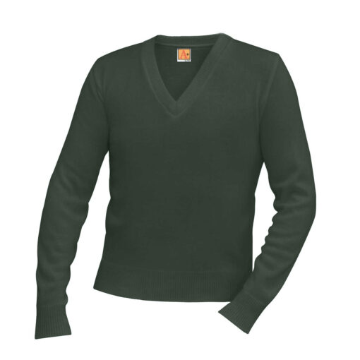 St. Gerard Embroidered Unisex Long Sleeve V-neck Sweater