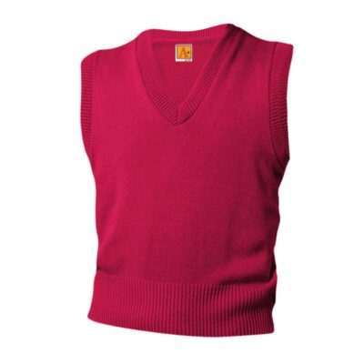 St. Charles Embroidered Unisex V- Neck Sweater Vest
