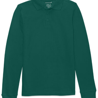 Unisex Long Sleeve Pique Polo
