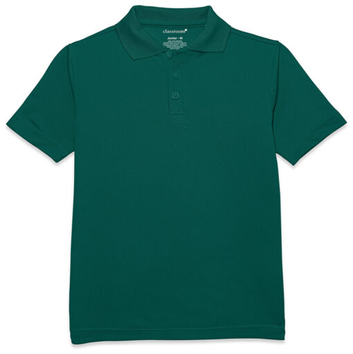 Unisex Short Sleeve Moisture Wicking Polo