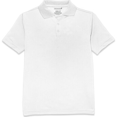 Unisex Short Sleeve Moisture Wicking Polo