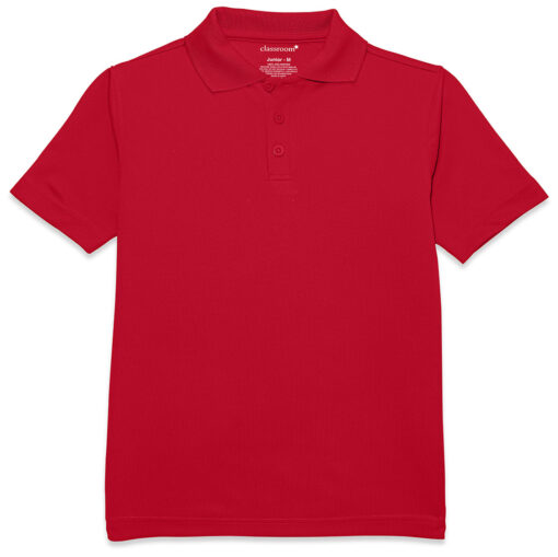 Unisex Short Sleeve Moisture Wicking Polo