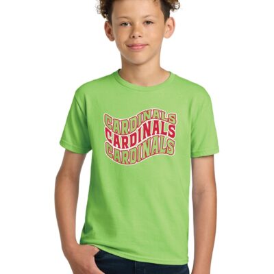 Port & Co Youth Core Cotton Tee. PC54Y-WAVE