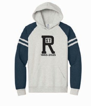 Jerzees® Unisex NuBlend® Varsity Colorblock Hooded Sweatshirt - 160 "R" LOGO