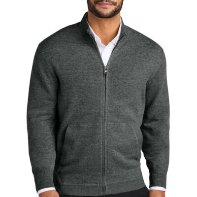 Port Authority® Easy Care Full-Zip Sweater - 160 "R" LOGO