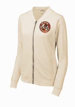Sport-Tek ® Women's Lightweight French Terry Bomber - 160 CARDINAL